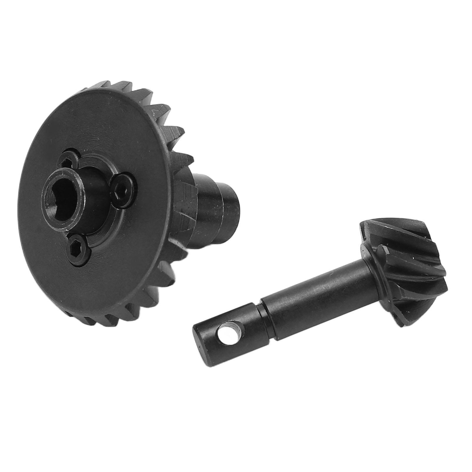 

RC Car Bevel Gear Set Metal Wear Resistant Stable High Strength Easy Installation RC Helical Bevel Gear for 1/10 RC Cars
