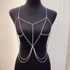 European And American Fashion Jewelry Sexy New Rhinestone Claw Chain Bikini Chest Chain Body Chain
