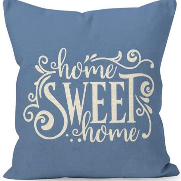 Year Daisy Flower Linen Pillow Case Home Decor Hydrangea Sofa Pillow Cushion