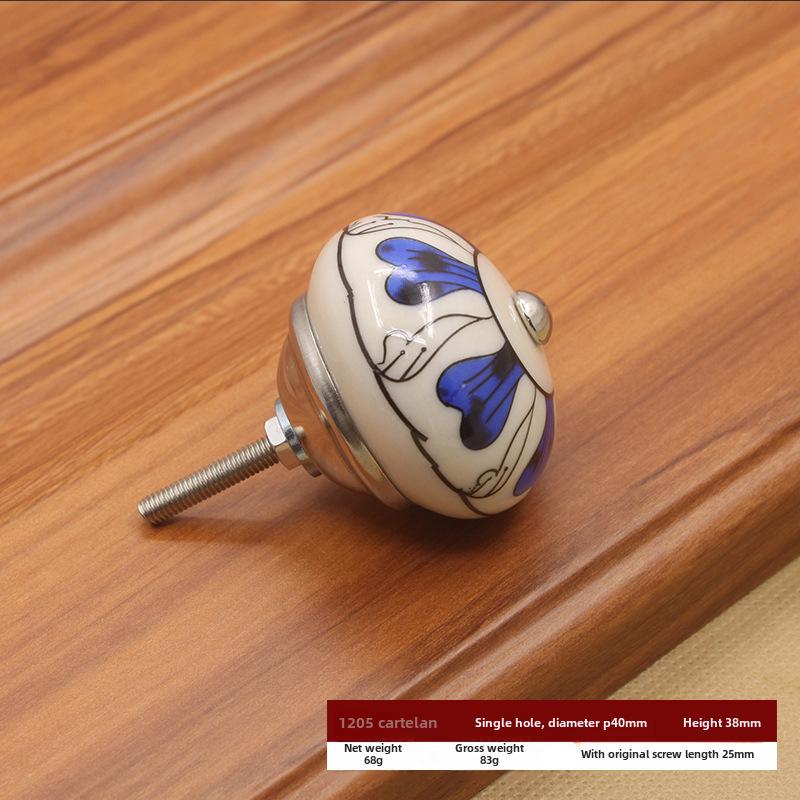 Modern American Ceramic Pumpkin Cabinet Handle