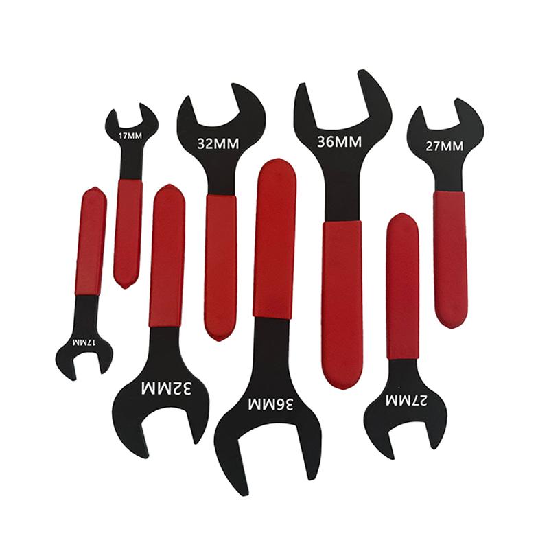 7Mm-31Mm Metric Single Open End Wrench Offset Angle U-Shaped Spanner Flat Head Blackening For Auto Repair