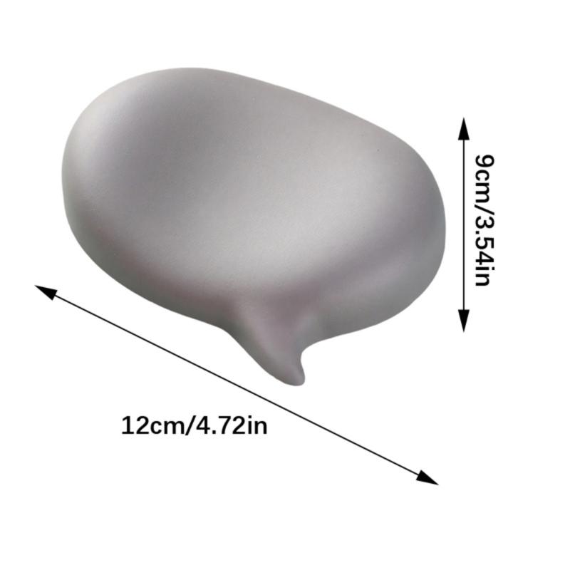 Cute Chat Bubble Silicone Wrist Rest Pad For Office Computer Desk Anti Slip And Waterproof Design