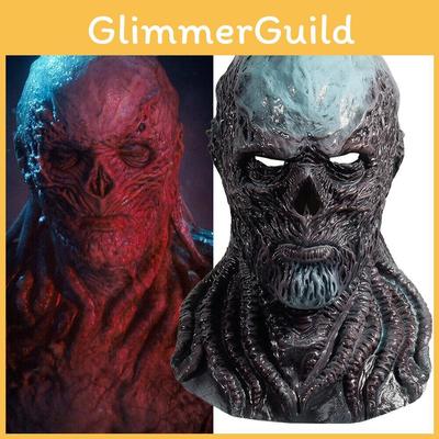 Stranger Things Temporada 4 Máscara de Vecna Aterradora Látex Halloween Cosplay Atrezzo