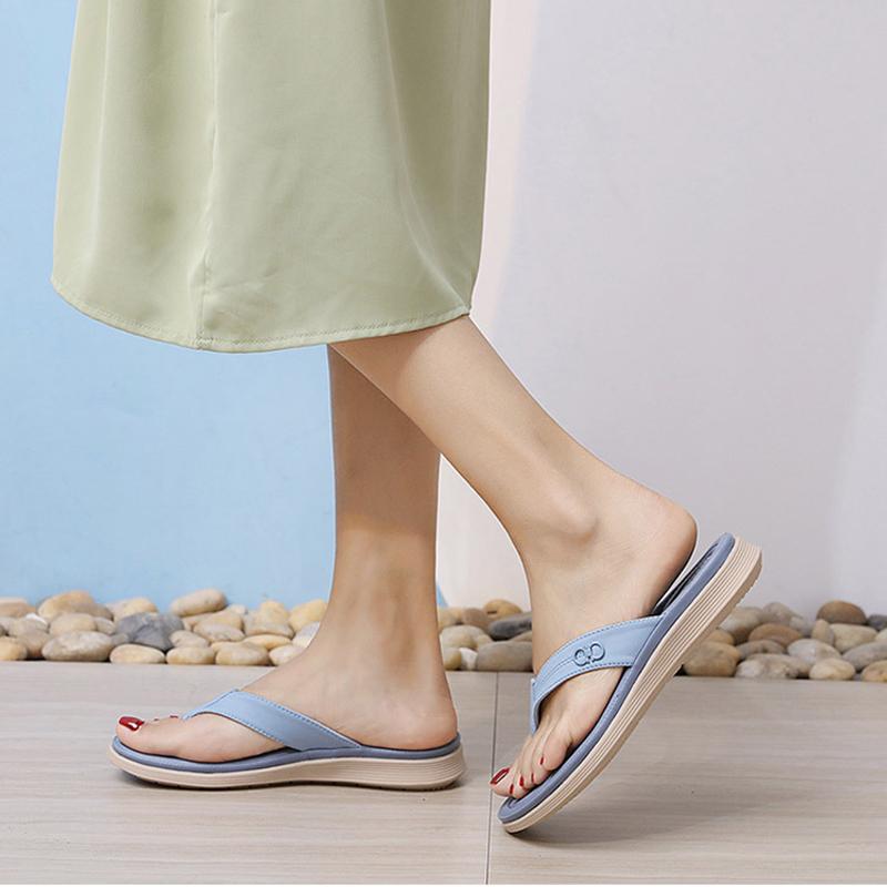 2026 Summer Shoes Women Sandals Flat Holiday Fashion Brand Ladies Sandals Pink Black Blue Plus Size 42