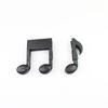 2Pcs Musical Note Shape Clips Craft DIY Notes Letter Paper Clip Novelty Home Clothes Paper Peg Decoration Clothespins for Photo