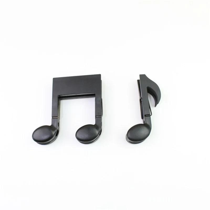 2Pcs Musical Note Shape Clips Craft DIY Notes Letter Paper Clip Novelty Home Clothes Paper Peg Decoration Clothespins for Photo