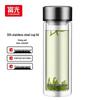 Fuguang Earl Double-Wall Glass Tumbler with Tea Infuser