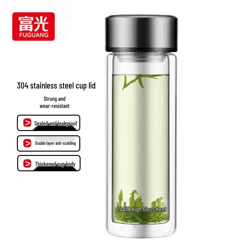 Fuguang Earl Business Double-Layer Glass Travel Mug