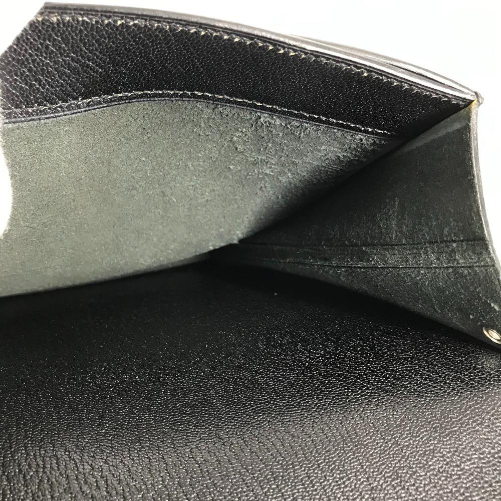 HERMES pouch bag Sac Adepeche Accessories Clutch bag Leather Black/Silver