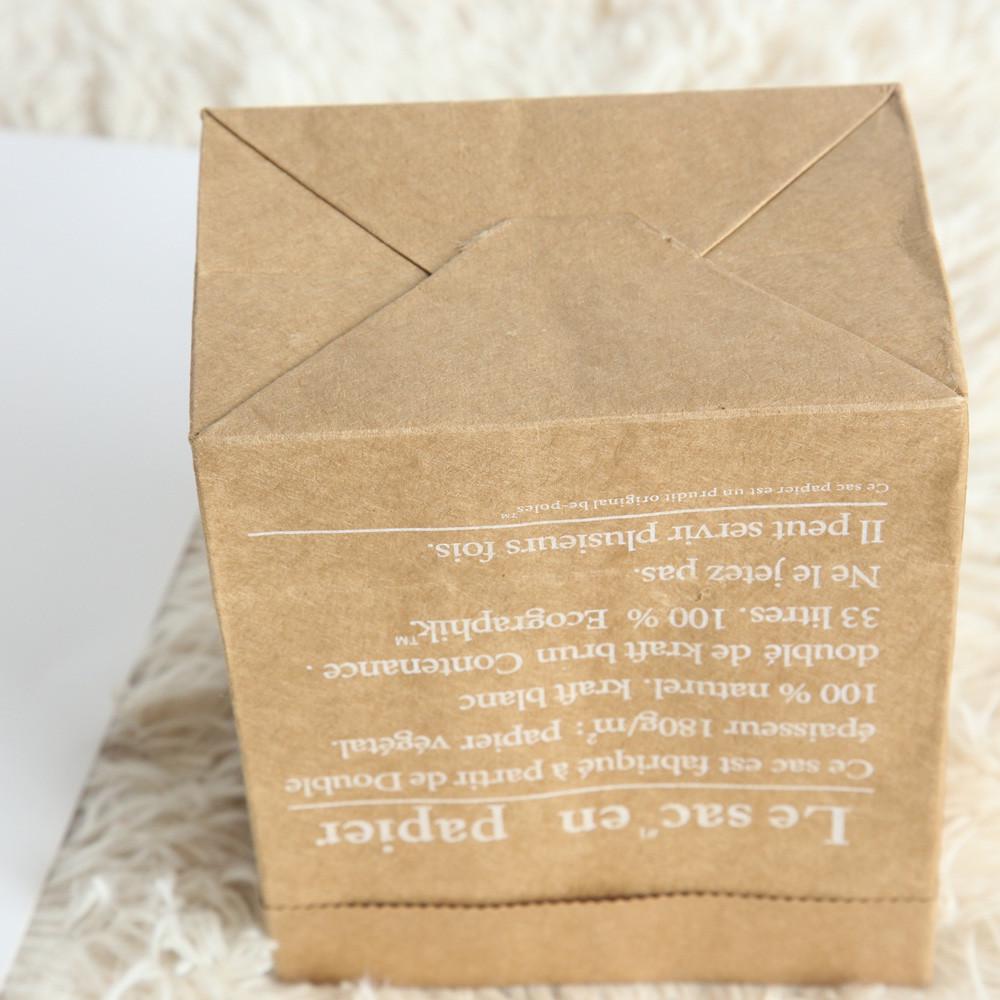 Roztomilá úložná taška Kraftová papírová taška na prádlo Dětské hračky Hračky ovoce a květiny