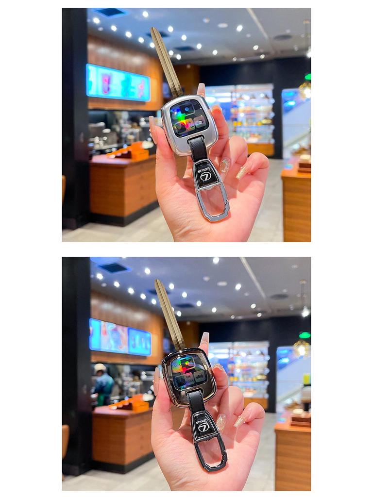 Compatible Lexus Key Case for RX330/IS400/IS200 with Metal Buckle