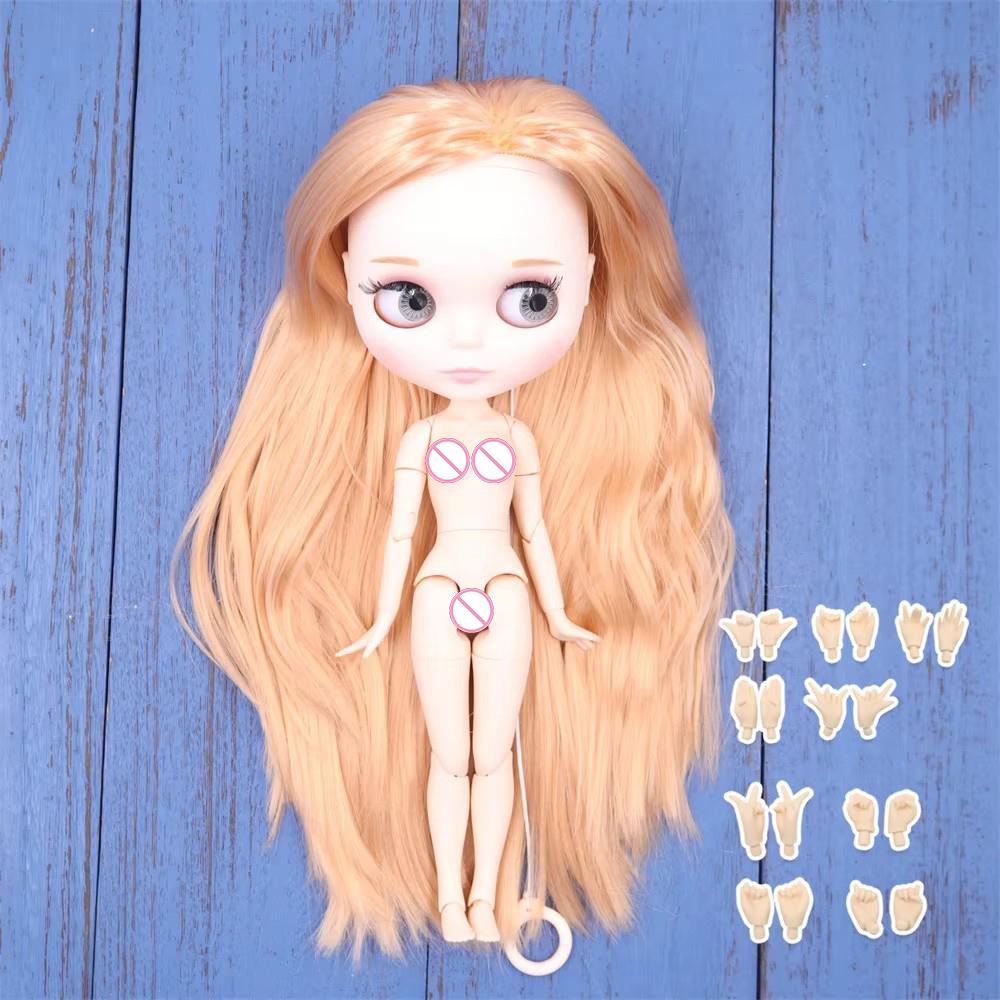 ICY DBS panenka Blyth Bílá pleť Lesklá tvář Matná tvář Kloubové tělo se sadou rukou A&B 1/6 bjd vhodné pro DIY make-up Speciální cena