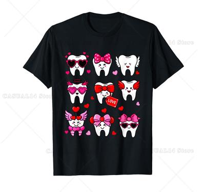 Cute Teeth Love Valentine's Day Dental T-Shirt