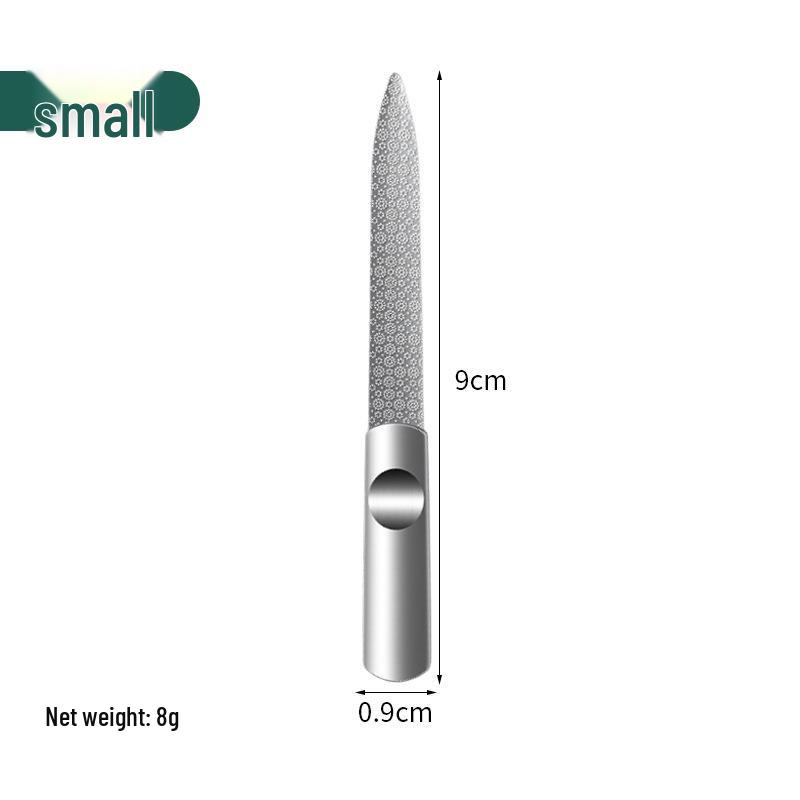 Stainless Steel Double-Sided Nail File & Cuticle Remover