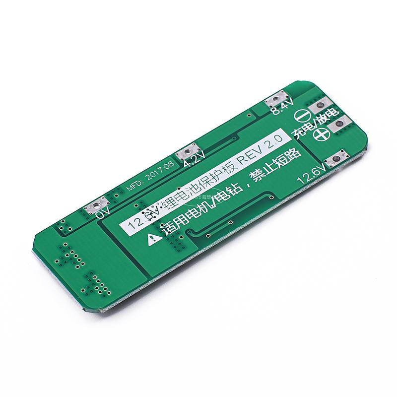 3S 20A 18650 Li-Ion Lityum Pil Şarj Cihazı Koruma Kartı 11.1V 12V 12.6V