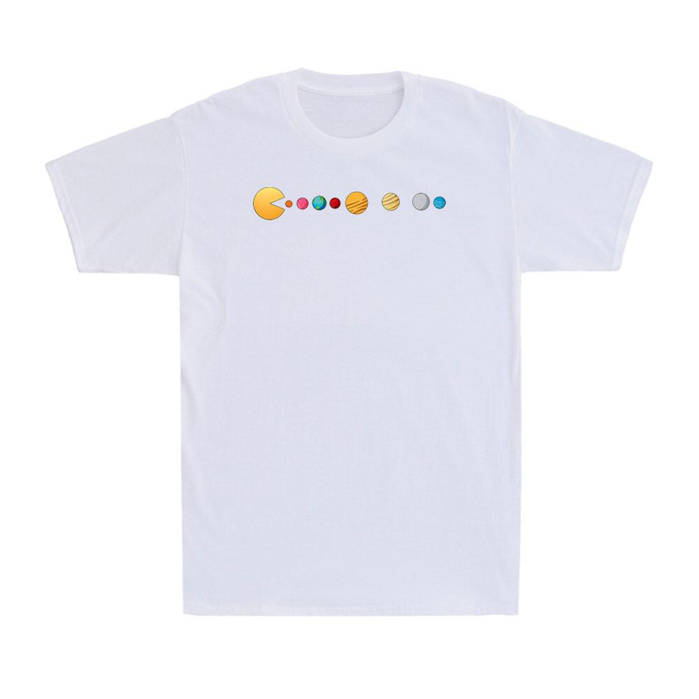 Inspired Solar System Funny Space Flat Earth Society Planet Men s Cotton T-Shirt XXXXL