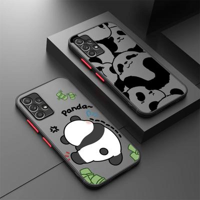 Süße Panda Lustige Handyhülle für Samsung Galaxy A16 A15 A14 A23 A54 A53 A34 A36 A73 A33 A56 A55 A35 A17 A52 A52S A72