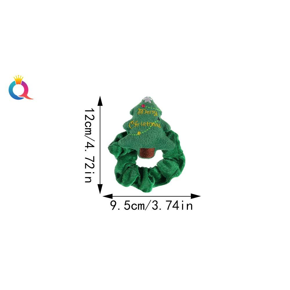 1 Pcs Christmas Headdress Plush Large Intestine Headband with High-end Feeling, Tied Hair Headband