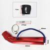 Universal Alumimum 76mm Car Cold Air Intake Turbo Induction Pipe Tube Silver Blue Red