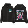 Anime The Apothecary Diaries Print Hoodie Men Women Hip-hop Punk Sweatshirts Winter Fleece Loose Casual Oversized Zipper Jacket