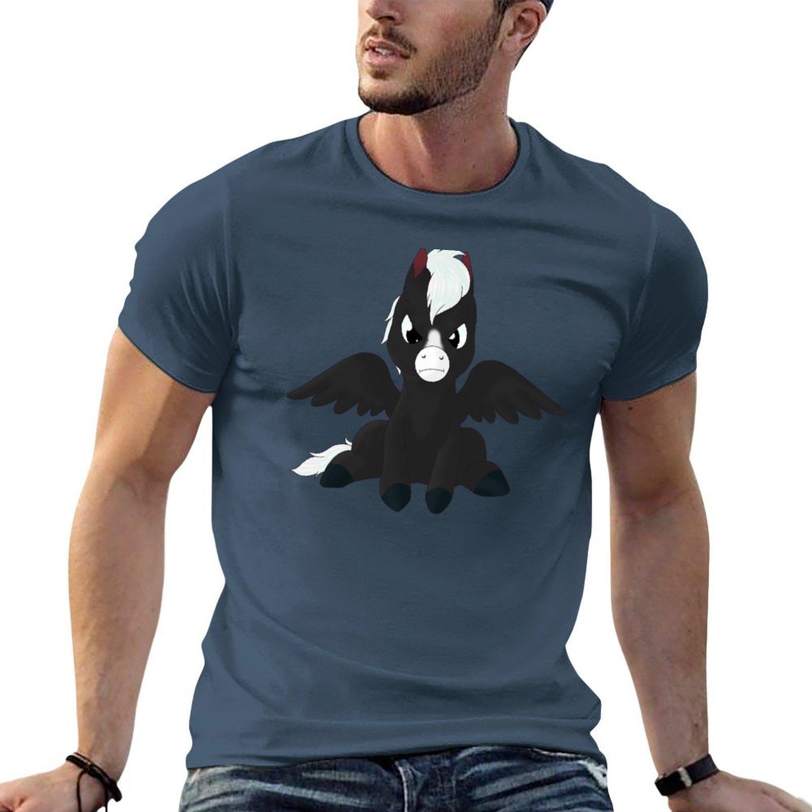 Grumpy Pegasus Tshirt Plus Size Everyday Tee Shirt S