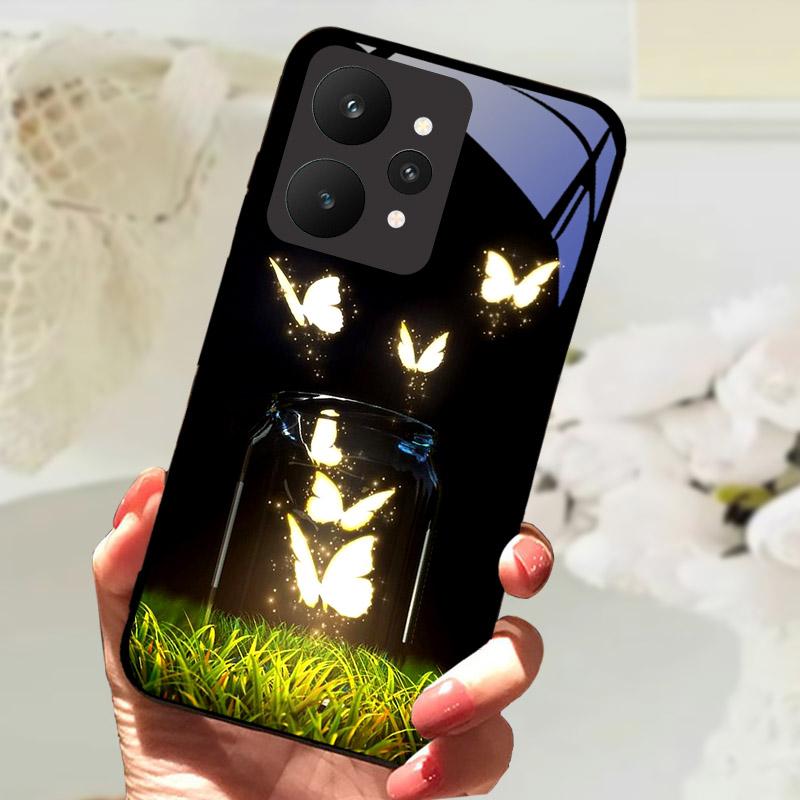 Shockproof Case For Realme 15 5G Phone Cover RMX5106 RMX5105 Tempered Glass Cases For Realme15 Fundas Luxury Protective Shell