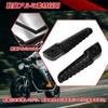 Pedane Passeggero Jetsetmoto, Compatibili con Kawasaki Ninja, Set Sinistro e Destro, Alluminio, Nero, Pesante