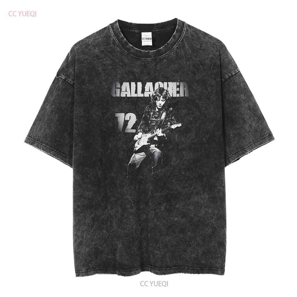 Rory Gallagher 72 T-shirt Vintage S 3XL manica lunga o corta vintage Lavata abbigliamento firmato Versatile grafica Elegante
