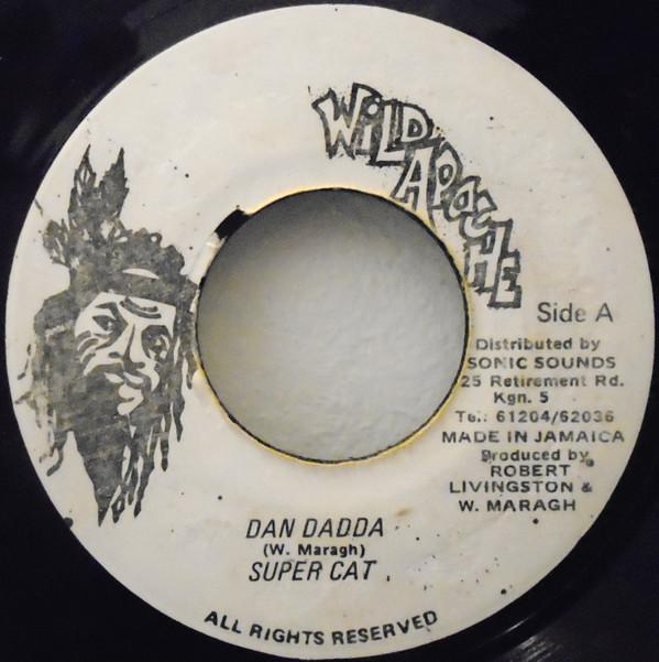 

7inch Record SUPER CAT Dan Dadda NONE Wild Apache Jamaica Reggae Ska Dub Used