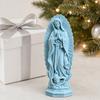 Virgin Mary Statue, Religious Resin Sculpture, Blessed Holy Mother Figurine for Catholic Home Desk Decor