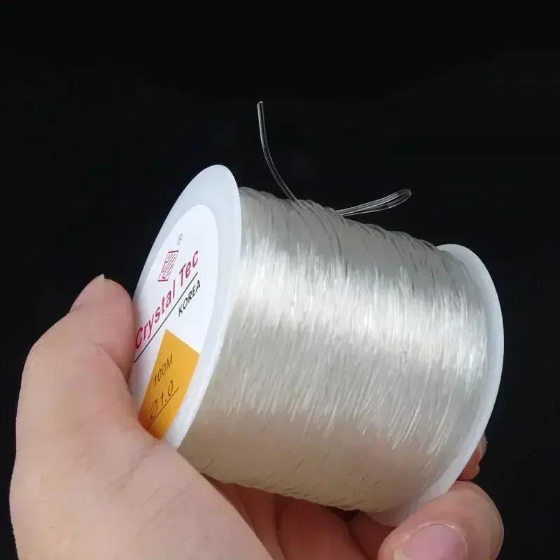 100m Elastic Strong Crystal Beading Thread Cord Stretchy Thread Jewelry Cord DIY Fishing Lines Making Jewelry Bracelet String