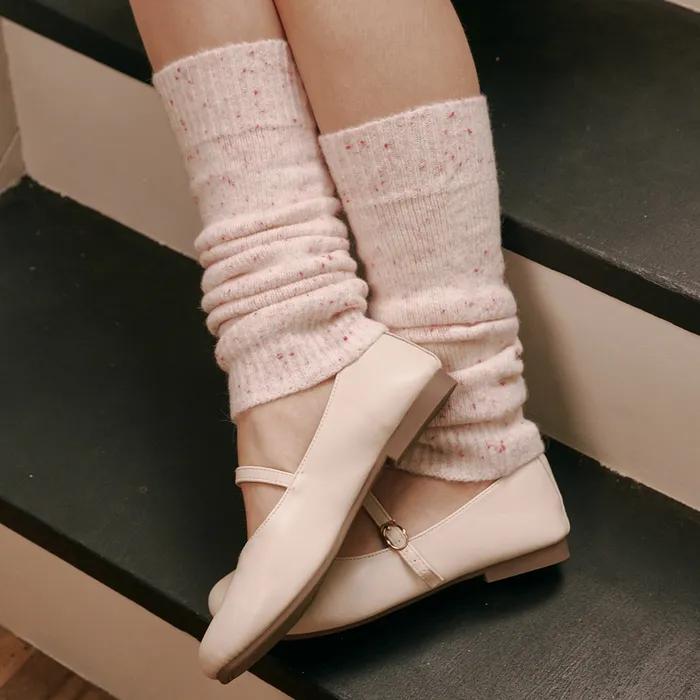 Dot Knit Leg Warmer_2 Colors