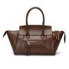 Xeie Thuk Shoulder Bag Women Faux Leather Multi Compartment Office Daily