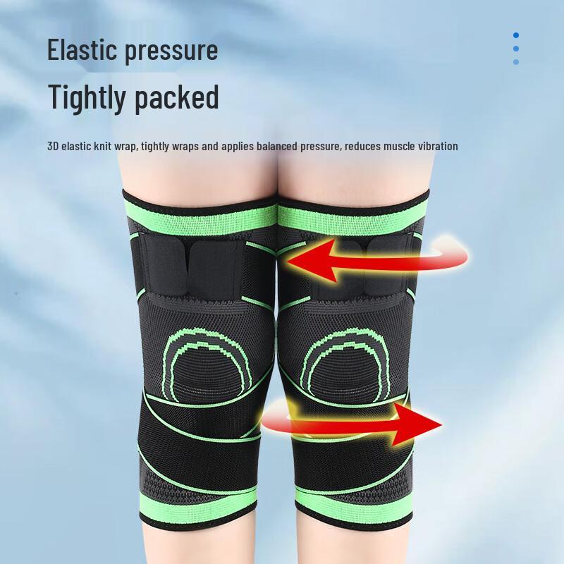 Pressure Strap Knitted Breathable Sports Knee Brace
