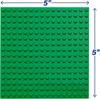 5Pcs 16X16 (5 Inches X 5 Inches / Approx. 12.7 Cm X 12.7 Cm) Building Block Base Plates Compatible With Major Brand Toy Blocks