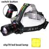 Xhp70 Leistungsstarke Scheinwerfer Kopf Lampe Taschenlampe Scheinwerfer 32w 4291lm Led-lampen 2*18650 Batterie Zoom in / Out lithium-Ionen Litwod