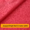 Bright Red Pure Cotton Fabric for Ceremonies: 3x3 Feet for Engagements, Weddings, Buddhist Altars, and Chinese Style Events
