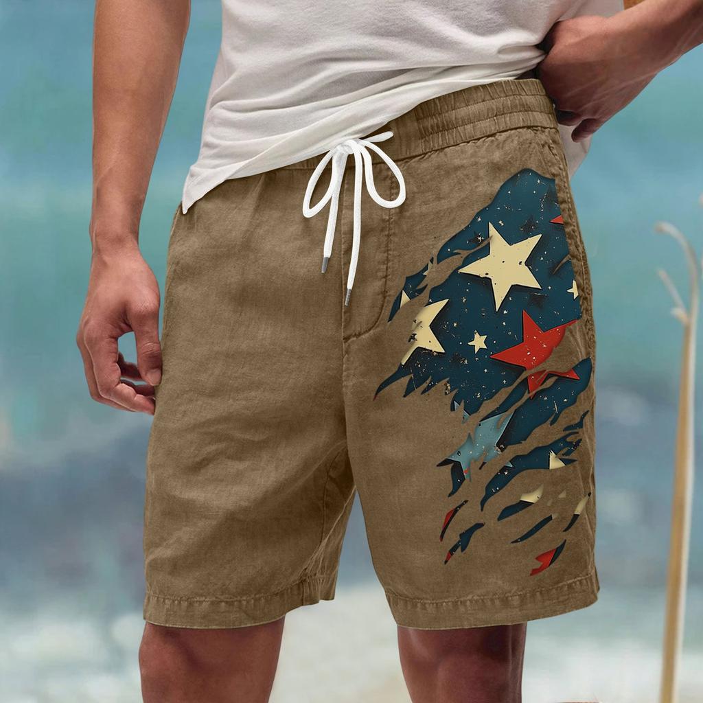 Men's Summer Large Casual Loose Sports Pants Beach Shorts