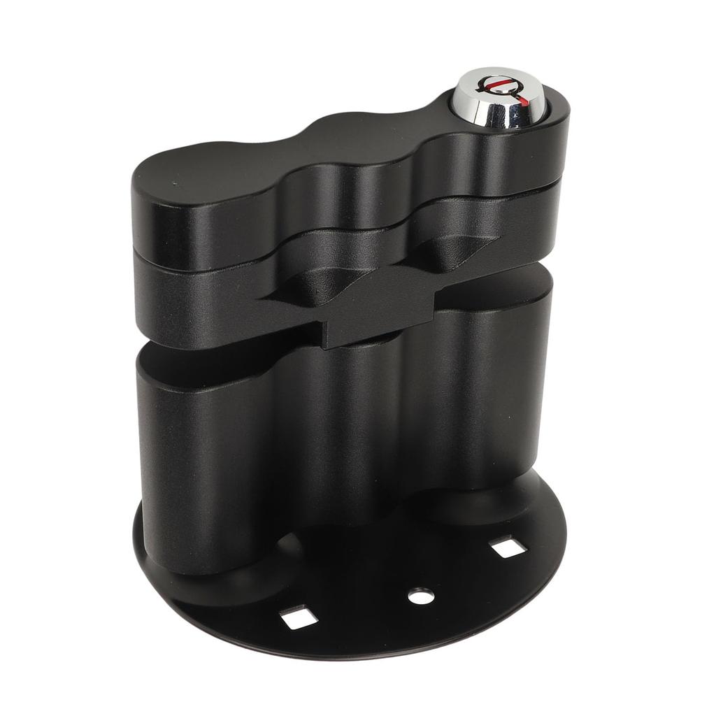 RXLOXPM Puck Mount Lock with Key Durable Black Metal for RotopaX Fuel Packs and Fuelpax Standard Packs