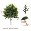 Red Berries Mini Christmas Tree Green Realistic Pine Needle Branches  Garden Decor