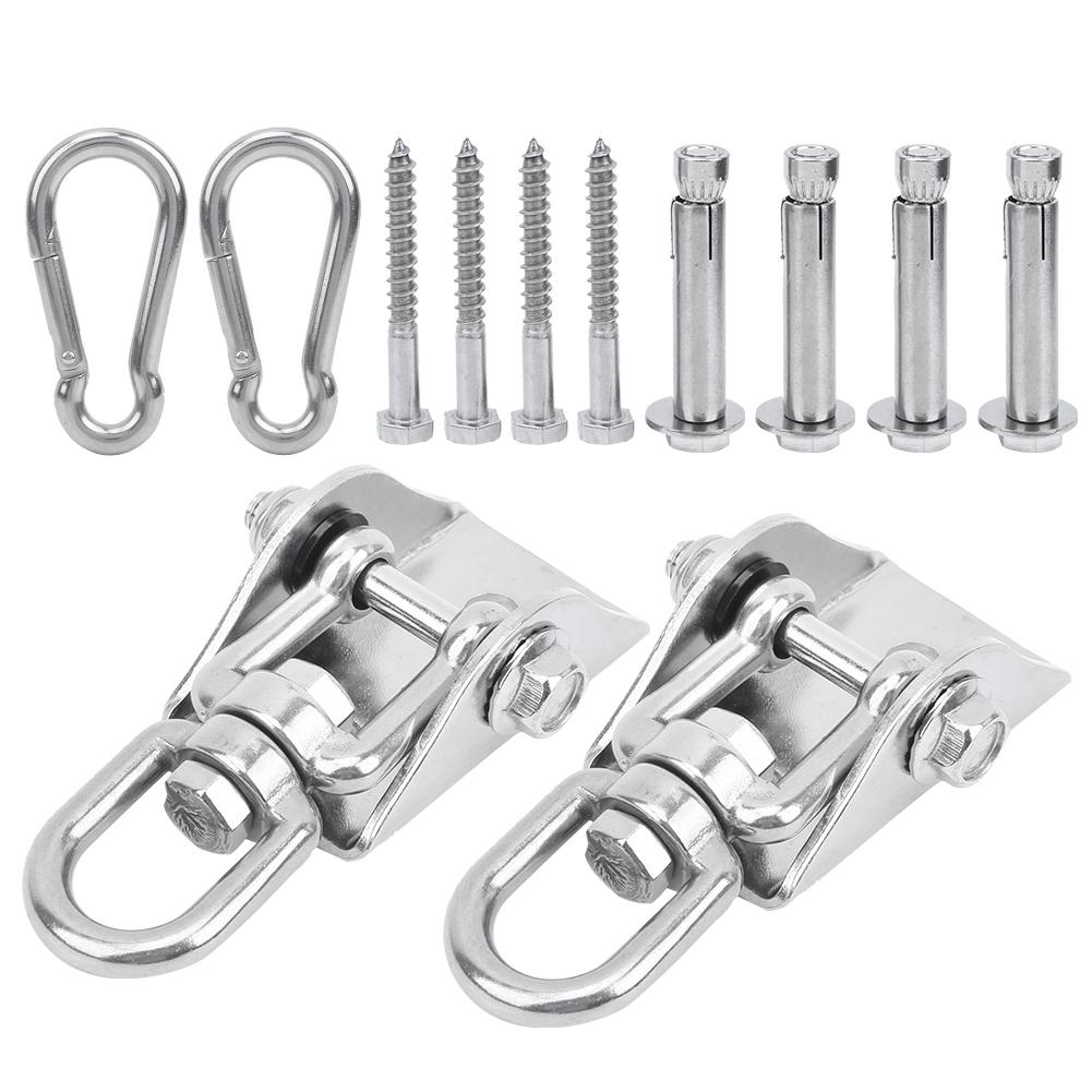 Hochleistungs-Schaukelaufhängungen aus 304 Edelstahl Schaukelaufhängeset Verriegelbare Karabiner