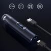 USB Rechargeable Electric Nose Hair Trimmer with LED Display-Painless Facial Hair Removal Device Type-C Charging