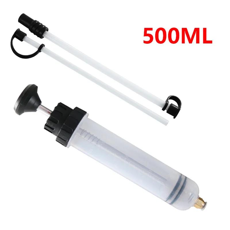 Car Oil Fluid Extractor  Auto Oil Change Syringe with Hose Manual Fuel Suction & Filler Fluid Oil Change Evacuator Pump