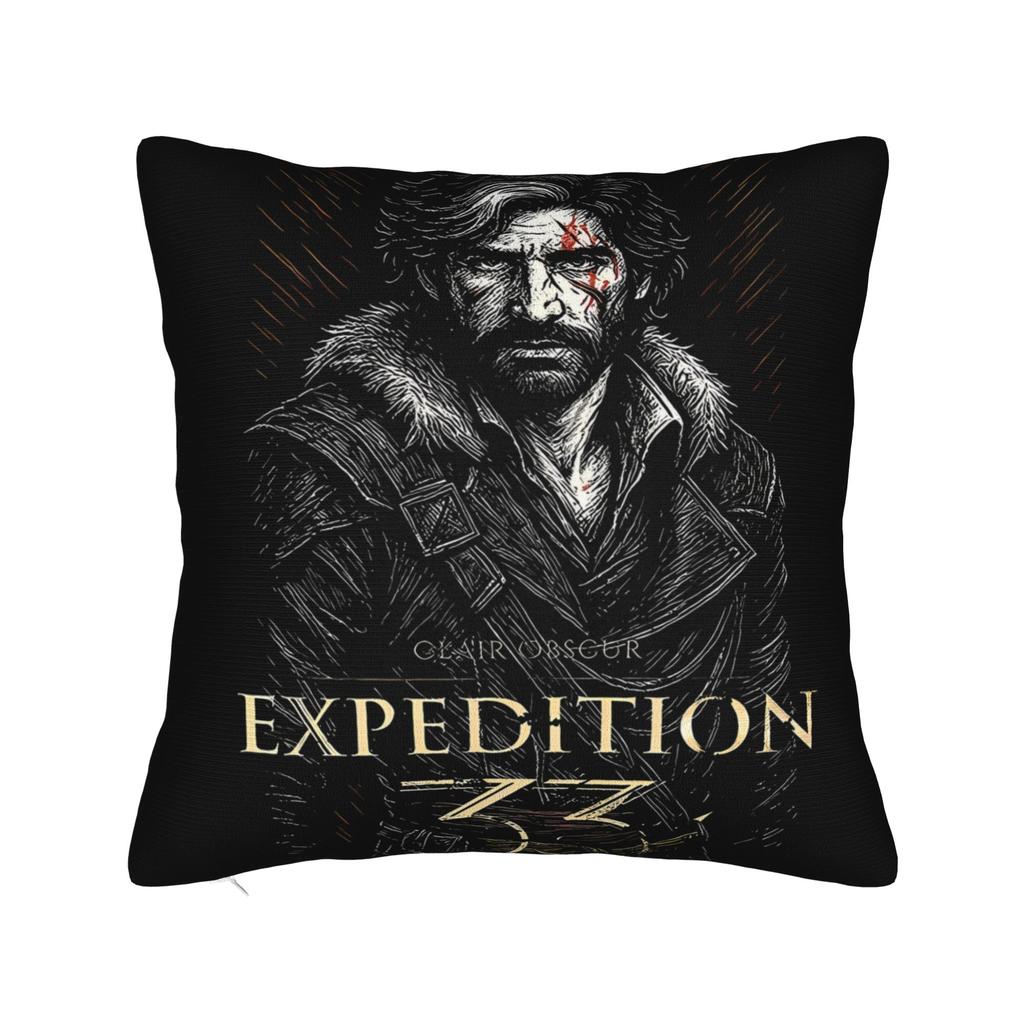 Clair Obscur Expedition 33 Pillow Case Square Pillow Cover For Wedding Party Home Decor Vintage Pillowcases