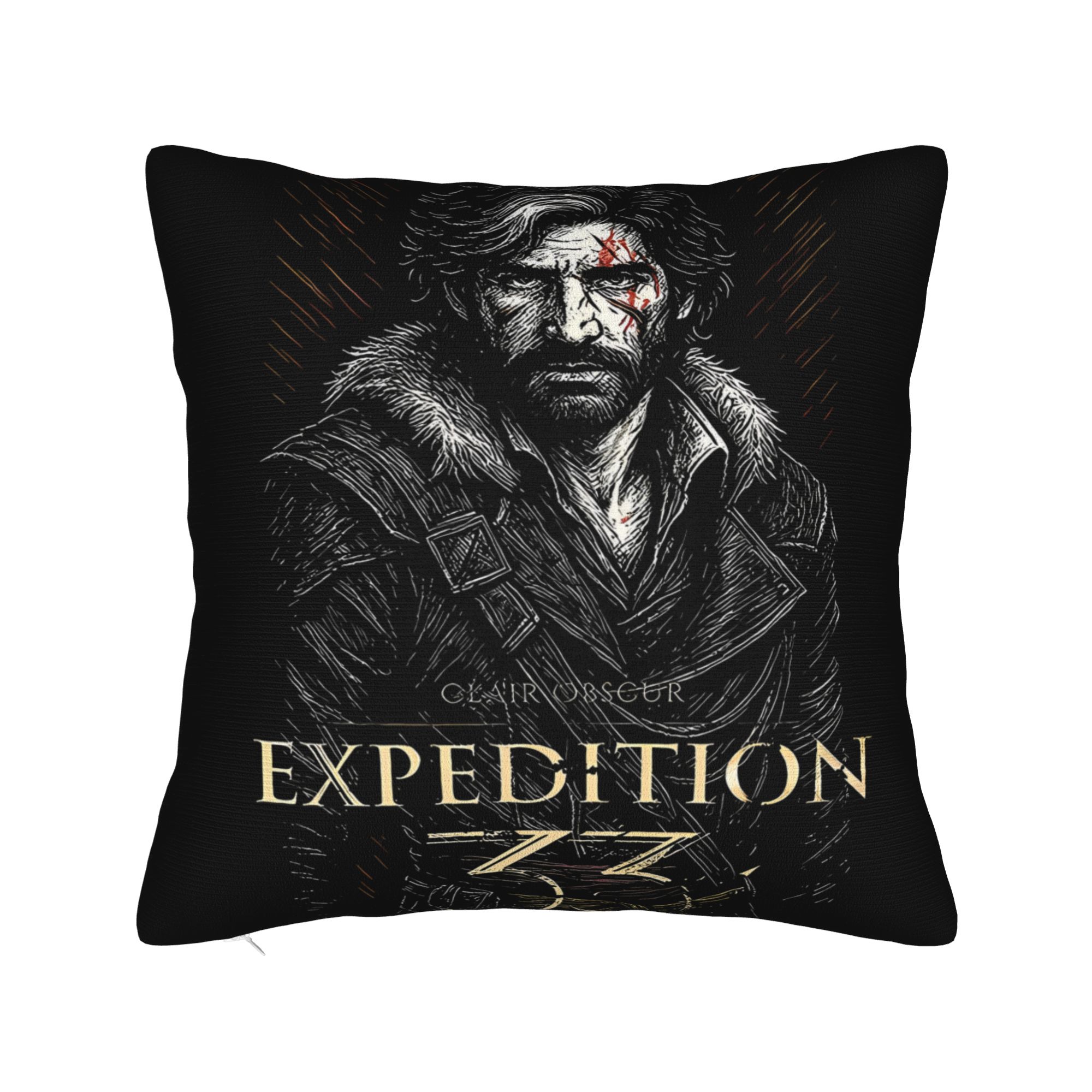 Clair Obscur Expedition 33 Наволочка Удобная Наволочка Модная Наволочка Для Офиса Машины Домашнего Декора 12x12Inch