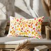 Home Decor Colorful Floral Pattern Pillow Covers Suitable For Sofa Bedroom Car Pillow Cover Cushion Rectangular Back Cushion