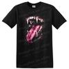 Fang Teeth Tongue Graphic Design T Shirt for Animal Lovers W/ Creative Tee