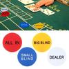 4 st Plast Poker Kortskydd Myntdealers Stora Blinden Lilla Blinden Knapp