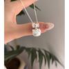 S925 Hello Kitty Bow Pendant Necklace - Cute Gift for Best Friend, Girlfriend, or Child