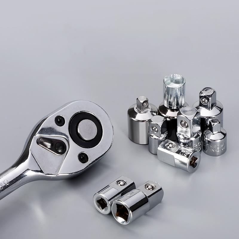 1/2,1/4,3/8 Ratchets Wrench Socket Adapter Converter Transfer Socket Wrench Ratchet Sleeve Adapter Drive Spanner Connecting Head